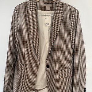 H&M HOUNDSTOOTH BLAZER